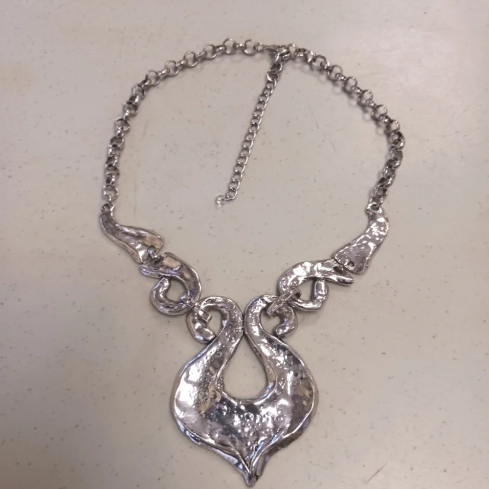 Hammered Statement Necklace
